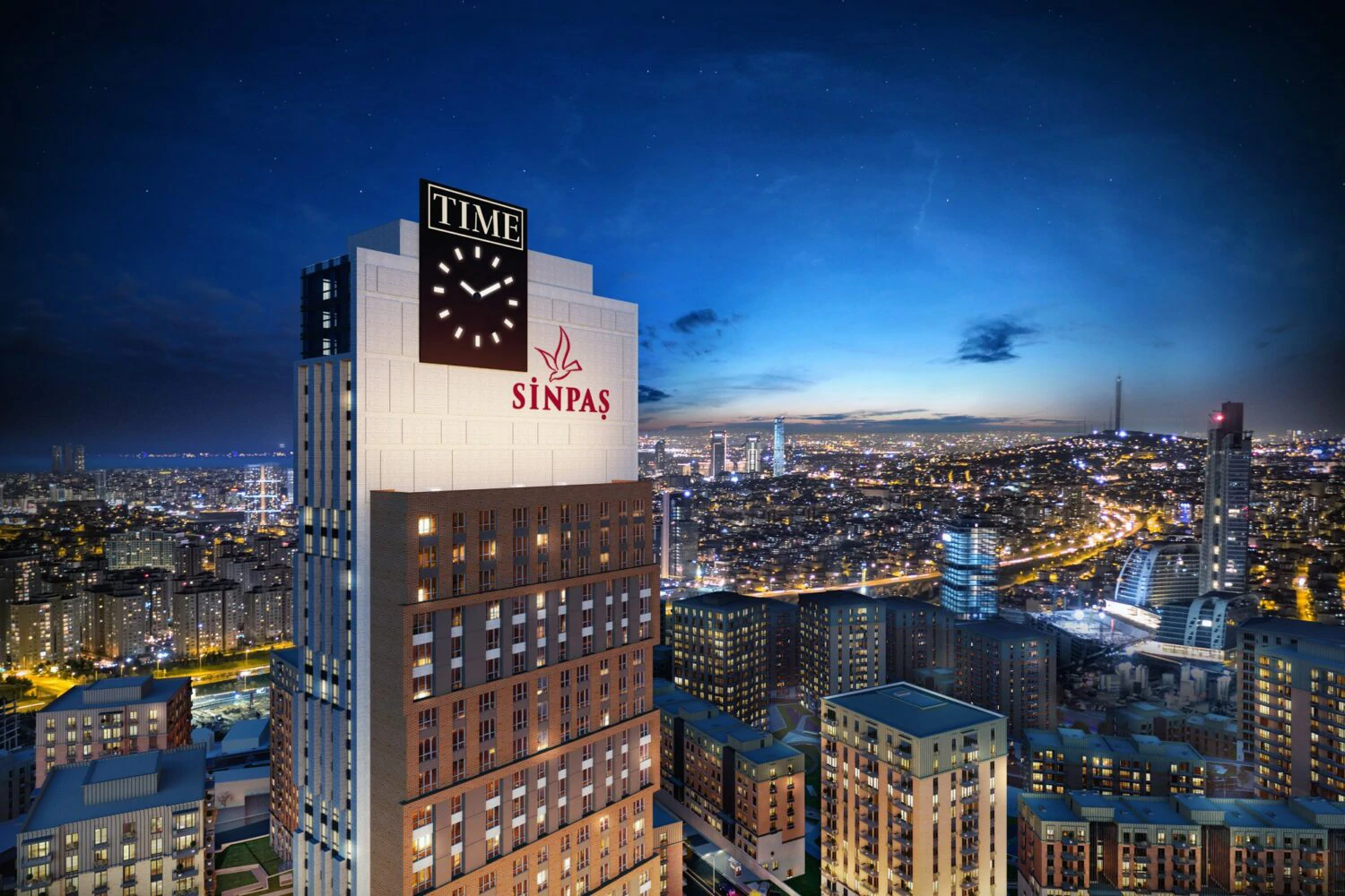 Sinpaş Finans Şehir Time Etabı